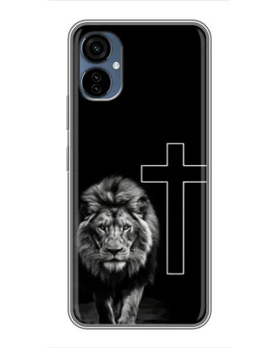 Чехол для TECNO Camon 19 Neo с картинкой «Лев и Крест» Чехол для TECNO Camon 19 Neo с картинкой «Лев и Крест»