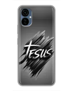 Чехол для TECNO Camon 19 Neo с картинкой «Надпись Jesus Graffiti»