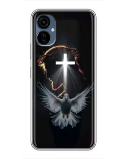 Чехол для TECNO Camon 19 Neo с картинкой «Голубь и Свет»