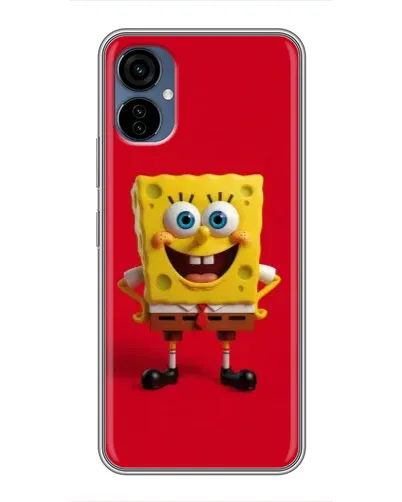 Чехол для TECNO Camon 19 Neo с картинкой «Спанч Боб на красном» Чехол для TECNO Camon 19 Neo с картинкой «Спанч Боб на красном»