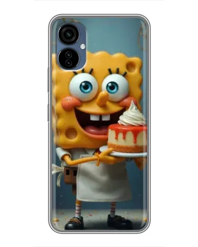 Чехол для TECNO Camon 19 Neo с картинкой «Повар Спанч Боб» Чехол для TECNO Camon 19 Neo с картинкой «Повар Спанч Боб»
