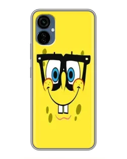 Чехол для TECNO Camon 19 Neo с картинкой «Минималистичный Спанч Боб»