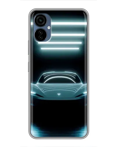 Чехол для TECNO Camon 19 Neo с картинкой «Tesla в неоне»