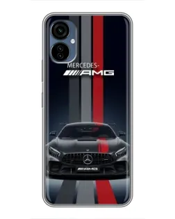 Чохол для TECNO Camon 19 Neo з картинкою «Mercedes — білий карбон» Чохол для TECNO Camon 19 Neo з картинкою «Mercedes — білий карбон»