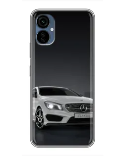 Чехол для TECNO Camon 19 Neo с картинкой «Mercedes AMG GT Silver»