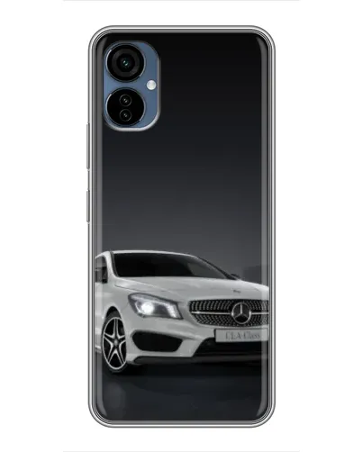 Чехол для TECNO Camon 19 Neo с картинкой «Mercedes AMG GT Silver»