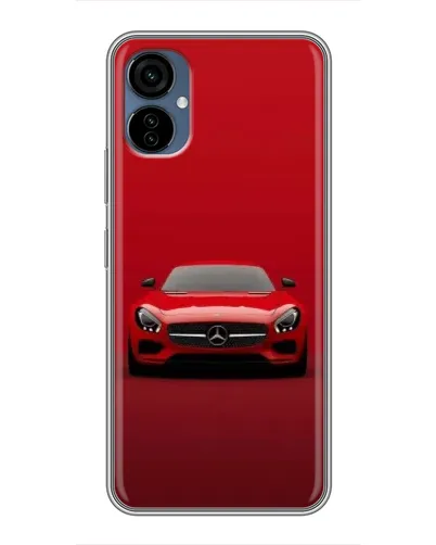 Чехол для TECNO Camon 19 Neo с картинкой «Красный Mercedes AMG»