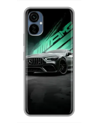 Чехол для TECNO Camon 19 Neo с картинкой «Темный Mercedes AMG»