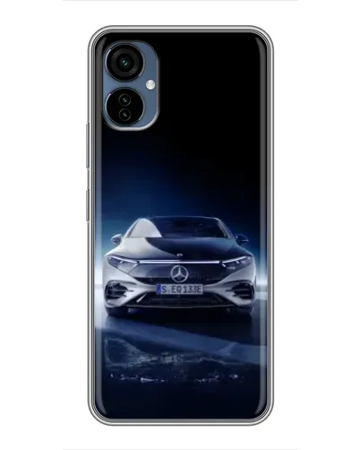 Чехол для TECNO Camon 19 Neo с картинкой «Ночной Mercedes EQ»