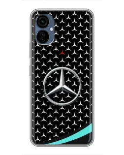 Чехол для TECNO Camon 19 Neo с картинкой «Mercedes — бирюзовый акцент»