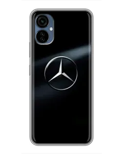 Чохол для TECNO Camon 19 Neo з картинкою «Mercedes на металі»