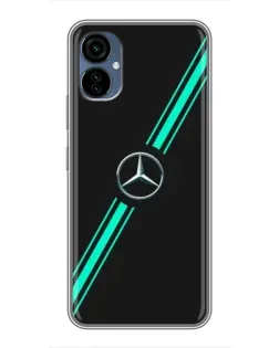 Чохол для TECNO Camon 19 Neo з картинкою «Спортивні лінії Mercedes»