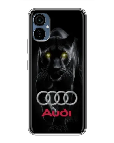 Чехол для TECNO Camon 19 Neo с картинкой «Пантера и Audi»