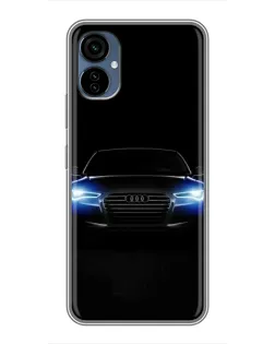 Чехол для TECNO Camon 19 Neo с картинкой «Audi в неоне»