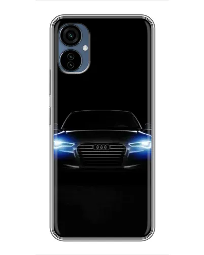 Чехол для TECNO Camon 19 Neo с картинкой «Audi в неоне»