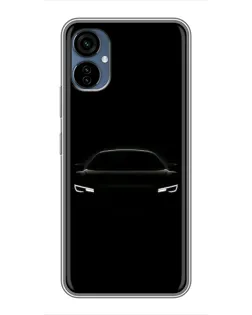 Чехол для TECNO Camon 19 Neo с картинкой «Взгляд Audi в темноте»