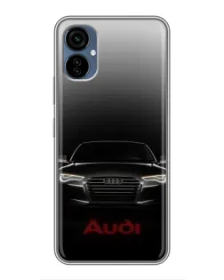 Чехол для TECNO Camon 19 Neo с картинкой «Audi — градиентный контур»