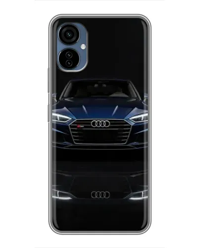 Чехол для TECNO Camon 19 Neo с картинкой «Audi — ночное отражение»