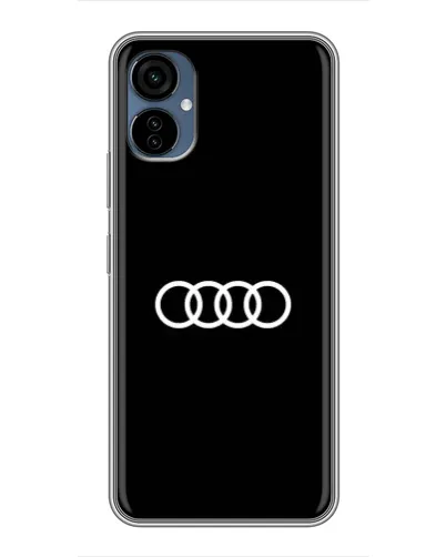 Чехол для TECNO Camon 19 Neo с картинкой «Audi White Logo»