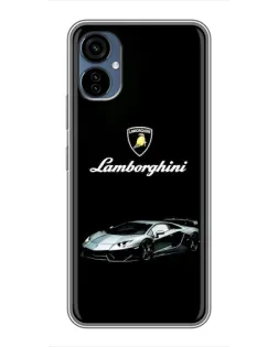 Чехол для TECNO Camon 19 Neo с картинкой «Логотип Lamborghini классика»