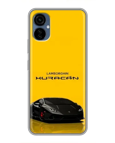 Чехол для TECNO Camon 19 Neo с картинкой «Lamborghini Huracan черный»