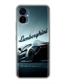 Чехол для TECNO Camon 19 Neo с картинкой «Классическая надпись Lamborghini»