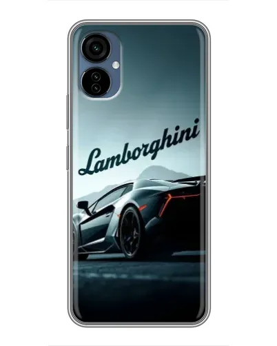 Чехол для TECNO Camon 19 Neo с картинкой «Классическая надпись Lamborghini»