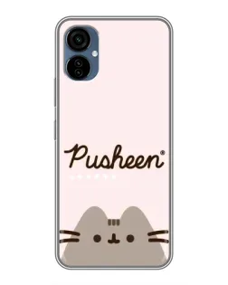 Чехол для TECNO Camon 19 Neo с картинкой «Pusheen логотип»