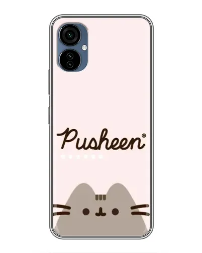 Чехол для TECNO Camon 19 Neo с картинкой «Pusheen логотип»