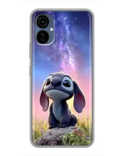 Чехол для TECNO Camon 19 Neo с картинкой «Стич на рассвете»