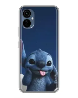 Чехол для TECNO Camon 19 Neo с картинкой «Стич в облаках»