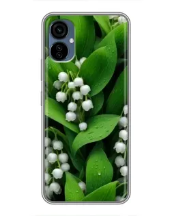 Чохол для TECNO Camon 19 Neo з картинкою «Конвалії в зелені»
