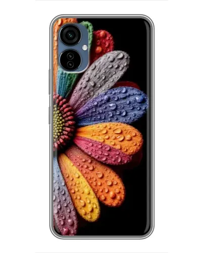 Чехол для TECNO Camon 19 Neo с картинкой «Радужный цветок»