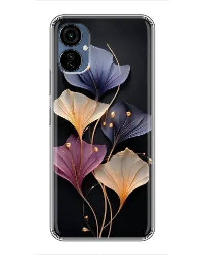 Чехол для TECNO Camon 19 Neo с картинкой «Лиловые цветы грации»