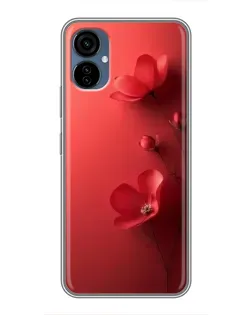 Чохол для TECNO Camon 19 Neo з картинкою «Макові суцвіття»