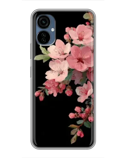 Чехол для TECNO Camon 19 Neo с картинкой «Розовая ветка сакуры»