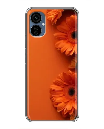 Чехол для TECNO Camon 19 Neo с картинкой «Оранжевые герберы»