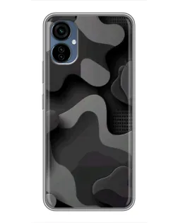 Чехол для TECNO Camon 19 Neo с картинкой «Темный абстрактный камуфляж» Чехол для TECNO Camon 19 Neo с картинкой «Темный абстрактный камуфляж»