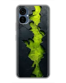 Чехол для TECNO Camon 19 Neo с картинкой «Салатовый разлом скалы» Чехол для TECNO Camon 19 Neo с картинкой «Салатовый разлом скалы»