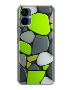 Чехол для TECNO Camon 19 Neo с картинкой «Яркая неоновая галька»
