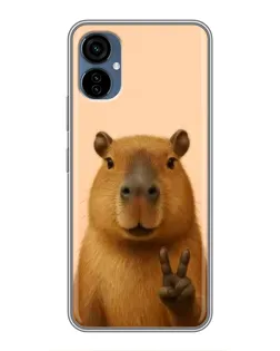 Чехол для TECNO Camon 19 Neo с картинкой «Капибара виктория» Чехол для TECNO Camon 19 Neo с картинкой «Капибара виктория»