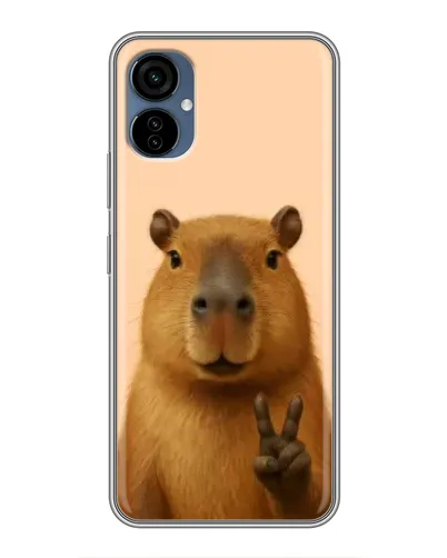 Чехол для TECNO Camon 19 Neo с картинкой «Капибара виктория»