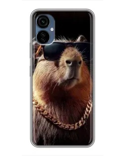 Чехол для TECNO Camon 19 Neo с картинкой «Капибара золотая цепь» Чехол для TECNO Camon 19 Neo с картинкой «Капибара золотая цепь»
