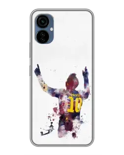 Чехол для TECNO Camon 19 Neo с картинкой «Акварельный Месси Барселона» Чехол для TECNO Camon 19 Neo с картинкой «Акварельный Месси Барселона»
