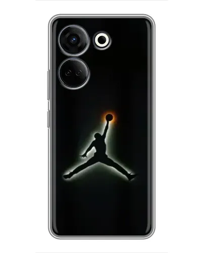 Чехол для TECNO Camon 20 Pro с картинкой «Jordan Gradient Logo»
