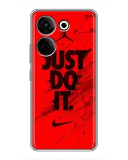 Чехол для TECNO Camon 20 Pro с картинкой «Nike Just Do It»