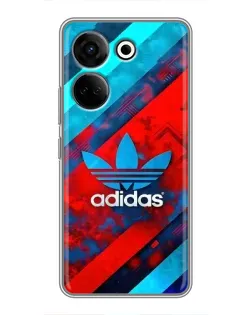 Чохол для TECNO Camon 20 Pro з картинкою «Абстракція Adidas» Чохол для TECNO Camon 20 Pro з картинкою «Абстракція Adidas»