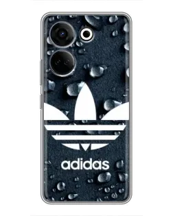 Чохол для TECNO Camon 20 Pro з картинкою «Adidas Trefoil Blue» Чохол для TECNO Camon 20 Pro з картинкою «Adidas Trefoil Blue»