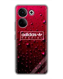 Чохол для TECNO Camon 20 Pro з картинкою «Adidas Gold Marble»