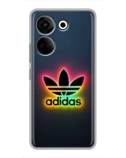 Чохол для TECNO Camon 20 Pro з картинкою «Неоновий Adidas»